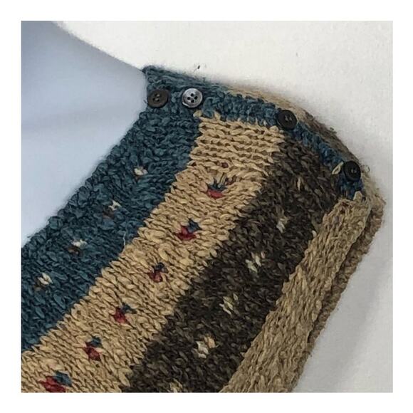 Liz Claiborne Vintage Linen Cotton Sleeveless V-Neck Sweater Size Large - Picture 7 of 16